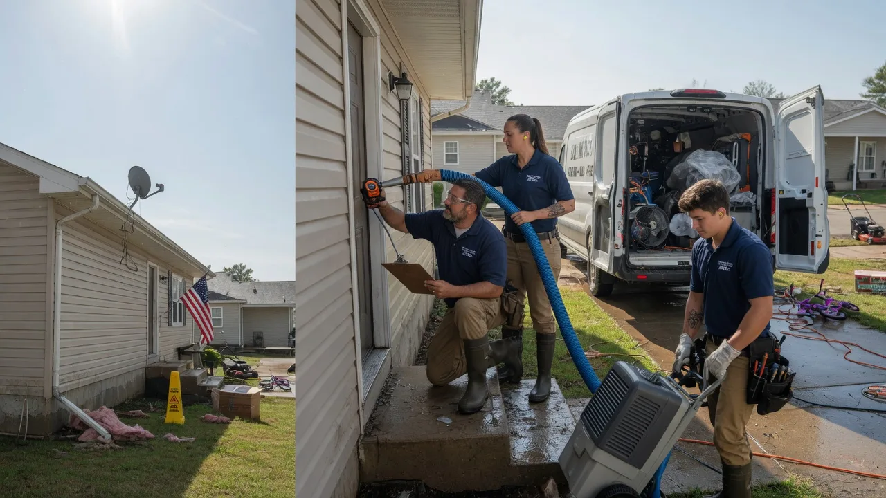 Ceiling Water Damage Restoration in Mesa, WA near me